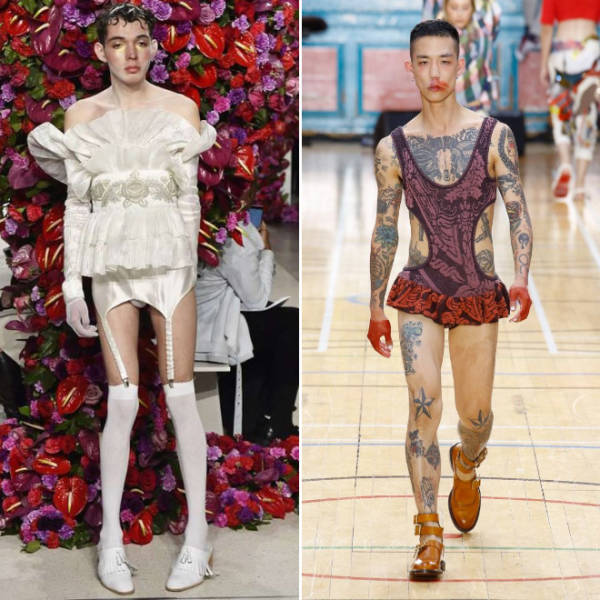 Komische Männermode