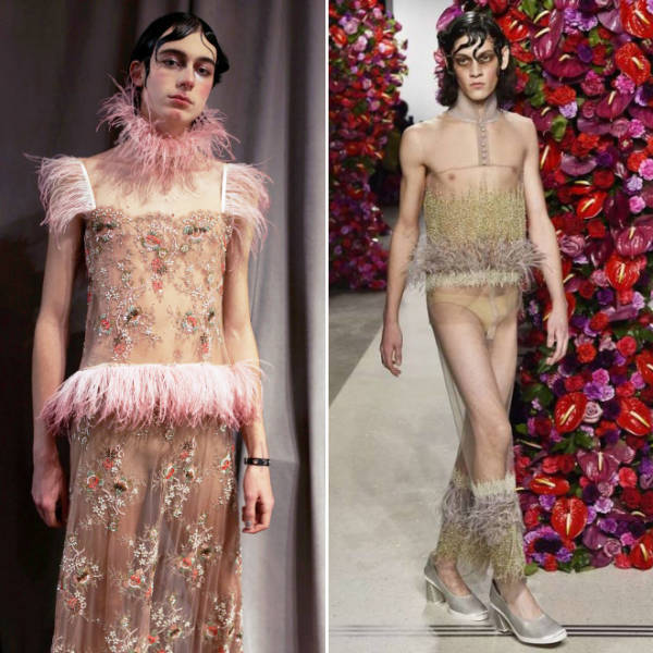 Komische Männermode