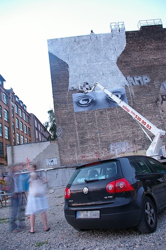 Kunst der Strassenmaler