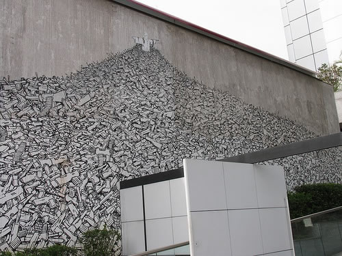 Kunst der Strassenmaler