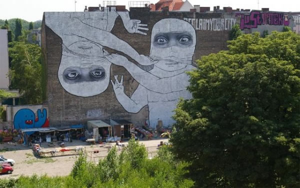 Kunst der Strassenmaler