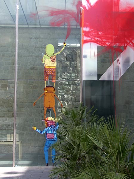 Kunst der Strassenmaler