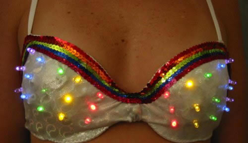 leuchtender BH