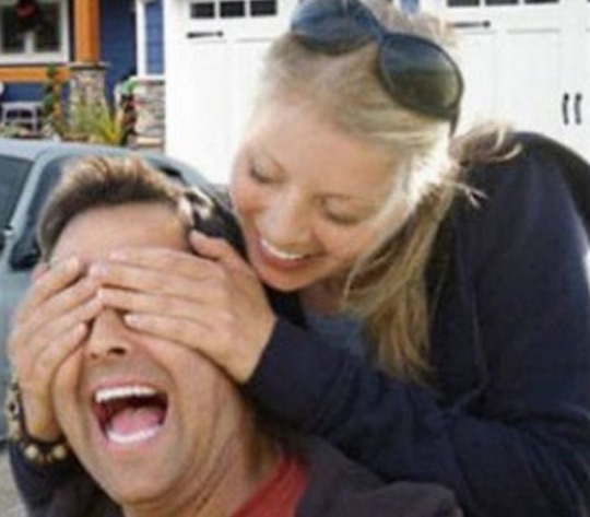 Schatz! Nicht gucken!