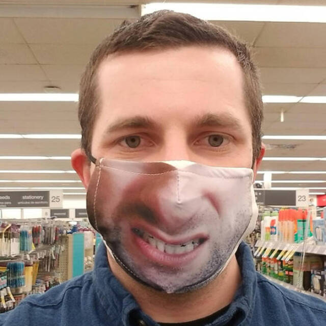 Normale Gesichtsmasken sind langweilig