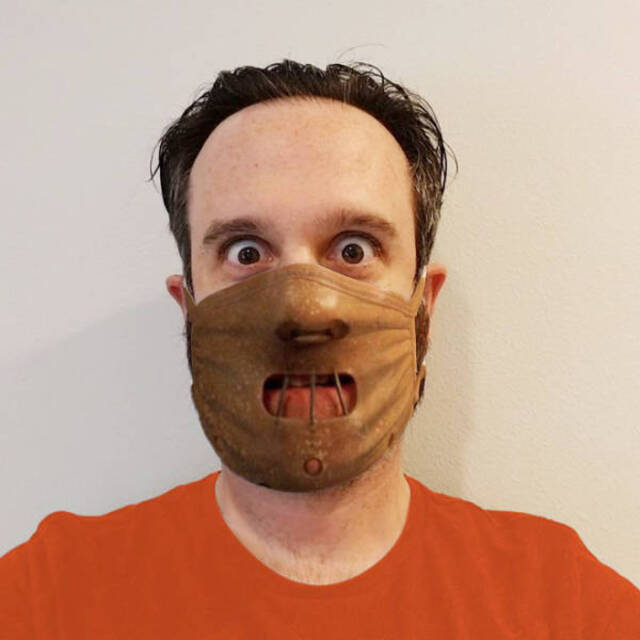 Normale Gesichtsmasken sind langweilig