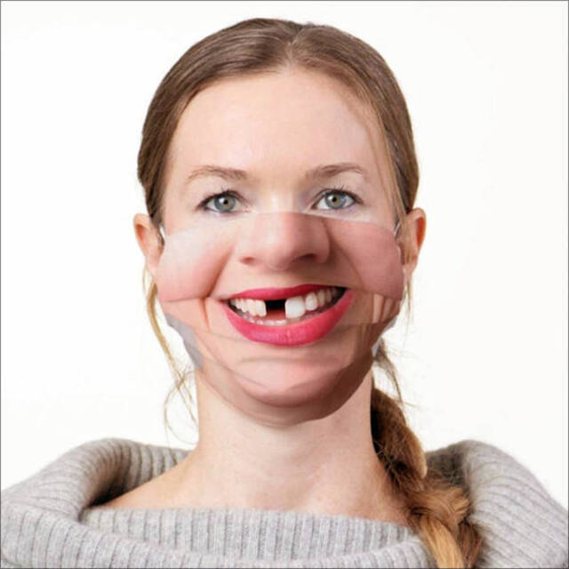 Normale Gesichtsmasken sind langweilig