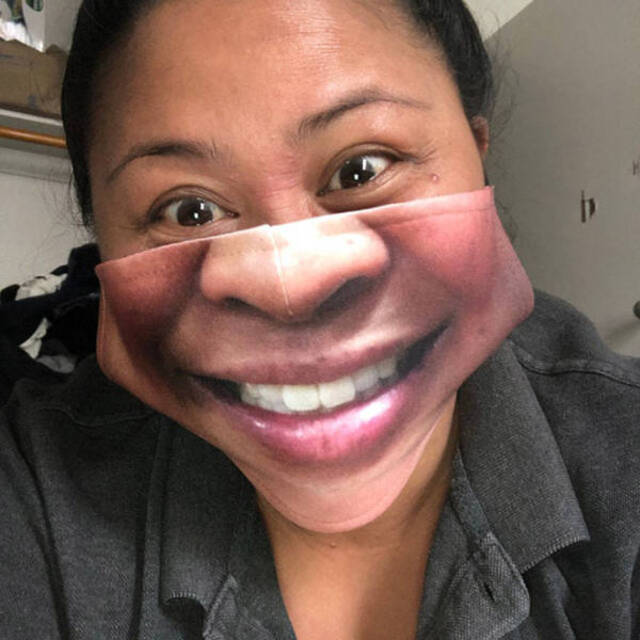 Normale Gesichtsmasken sind langweilig