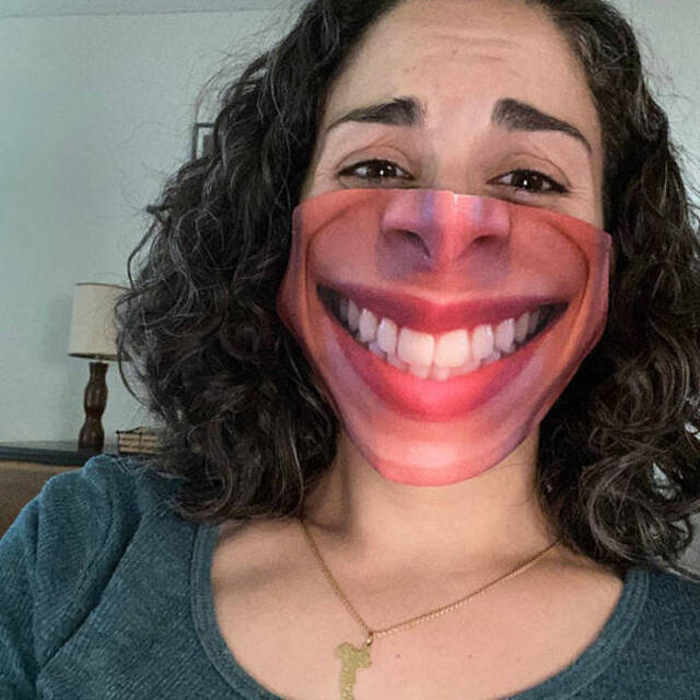 Normale Gesichtsmasken sind langweilig