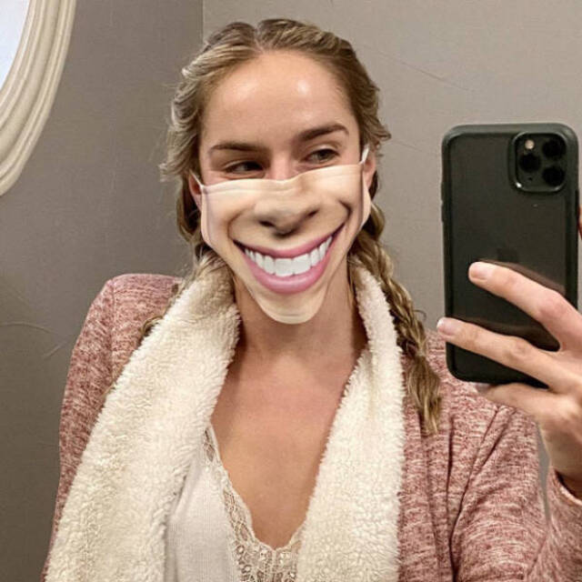 Normale Gesichtsmasken sind langweilig