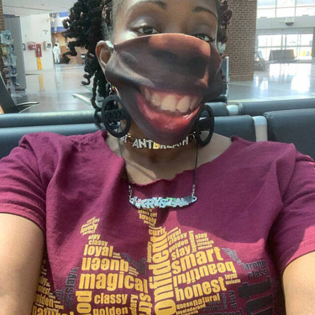 Normale Gesichtsmasken sind langweilig