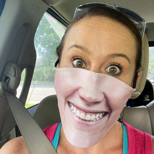 Normale Gesichtsmasken sind langweilig