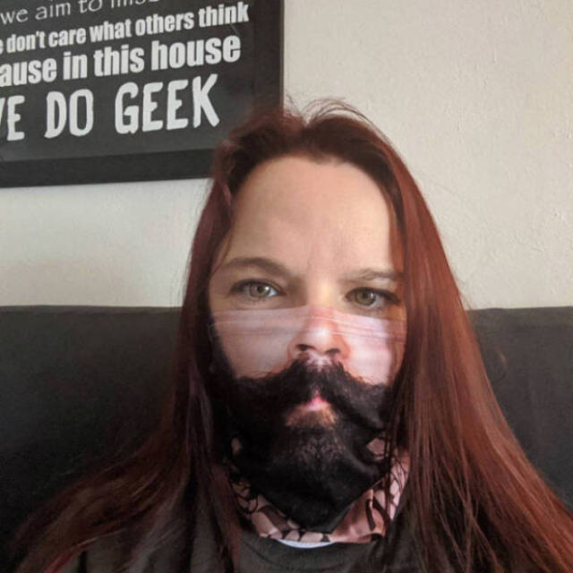 Normale Gesichtsmasken sind langweilig