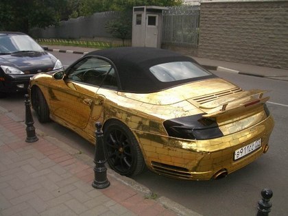 Porsche aus Gold