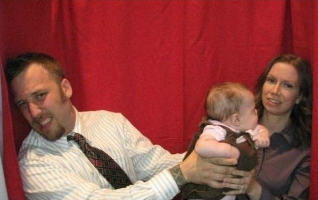 Shit Happens in der Fotokabine