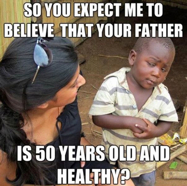 Skeptical Third World Kid