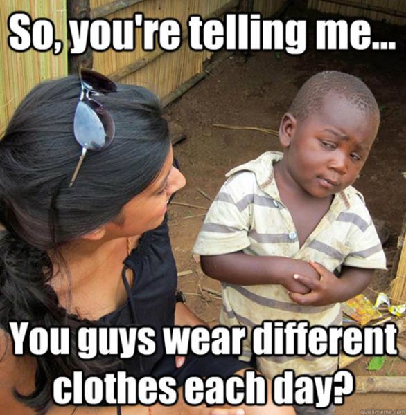 Skeptical Third World Kid