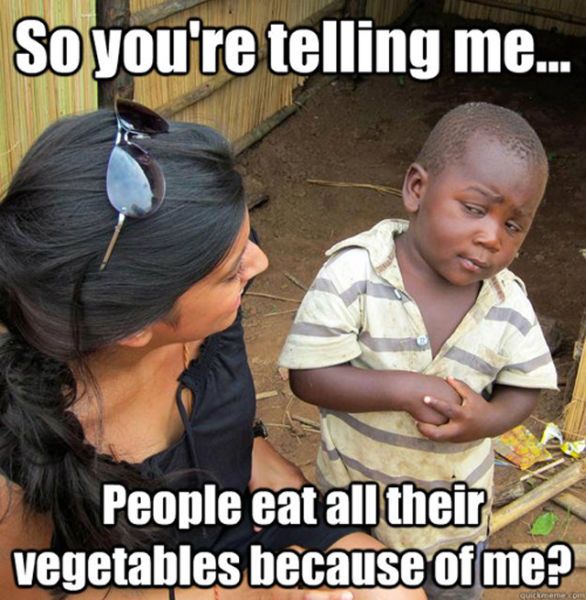 Skeptical Third World Kid