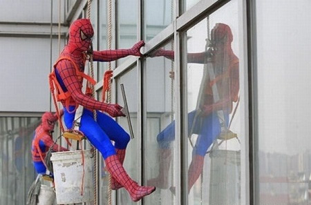 Spidermann und sein neuer Job