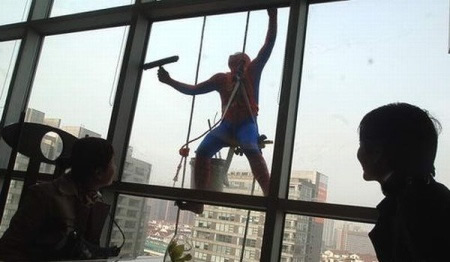 Spidermann und sein neuer Job