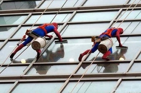 Spidermann und sein neuer Job
