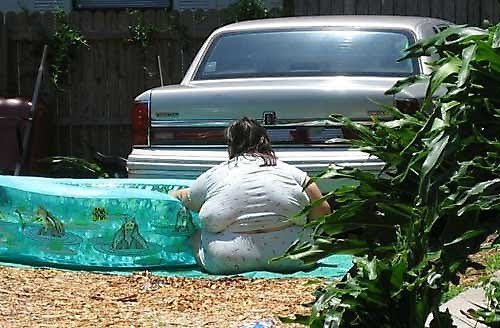 Titten auf dem Rücken