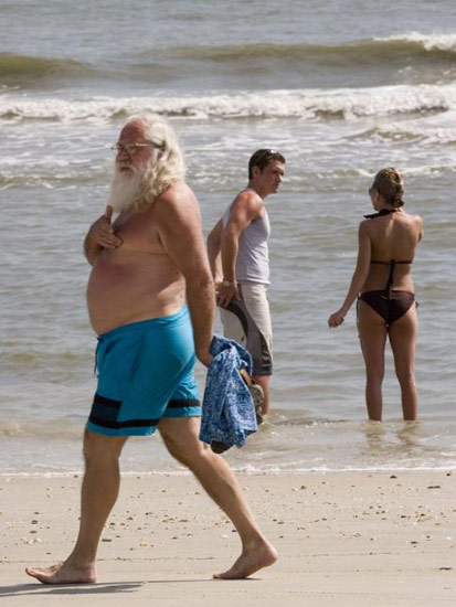 Weihnachtsmann ist auch ein Mensch