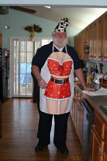 Weihnachtsmann ist auch ein Mensch