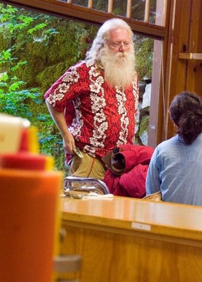 Weihnachtsmann ist auch ein Mensch