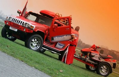 Weihnachtsmanns neuer Schlitten