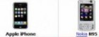 Apple iPhone vs.  Nokia N95