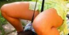 Frauen reiten auf Männern - Neue Sportart?