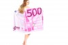 500-Euro-Schein-Badehandtuch