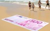 500-Euro-Schein-Strandtuch