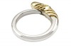 Herrenring Gelbgold 14 Karat (585) Sterling Silber 925