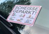 Knöllchen scheisse geparkt!