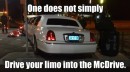 MIt der Limo zum McDrive