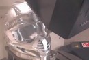 Motocross - Helm aus Aluminium