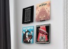 Schallplatten - Wandhalterung