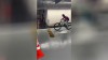 Sprung in der Tiefgarage