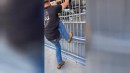 Sprung über die Absperrung
